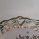 Decorative plate s6 Lallier in Moustiers with an openwork rim.