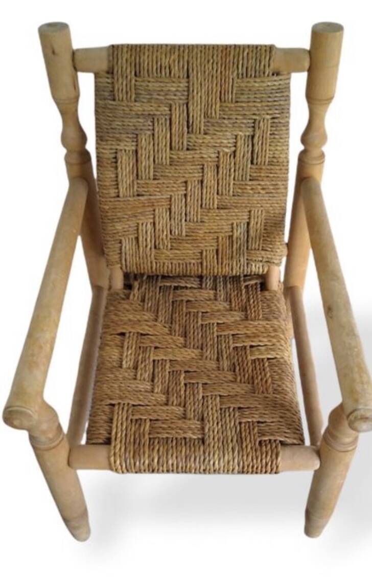 Fauteuil en corde d’Abaca- Audoux et Minet ?
