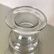 Antique engraved glass carafe