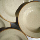 Set of 4 hollow plates in Polish ceramic