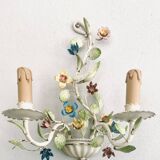 Metal wall light, 2 lights, 1950s