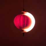 XXL swedish Mid-Century Modern moon pendant lamp