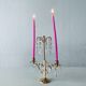 Candle holder with tassels