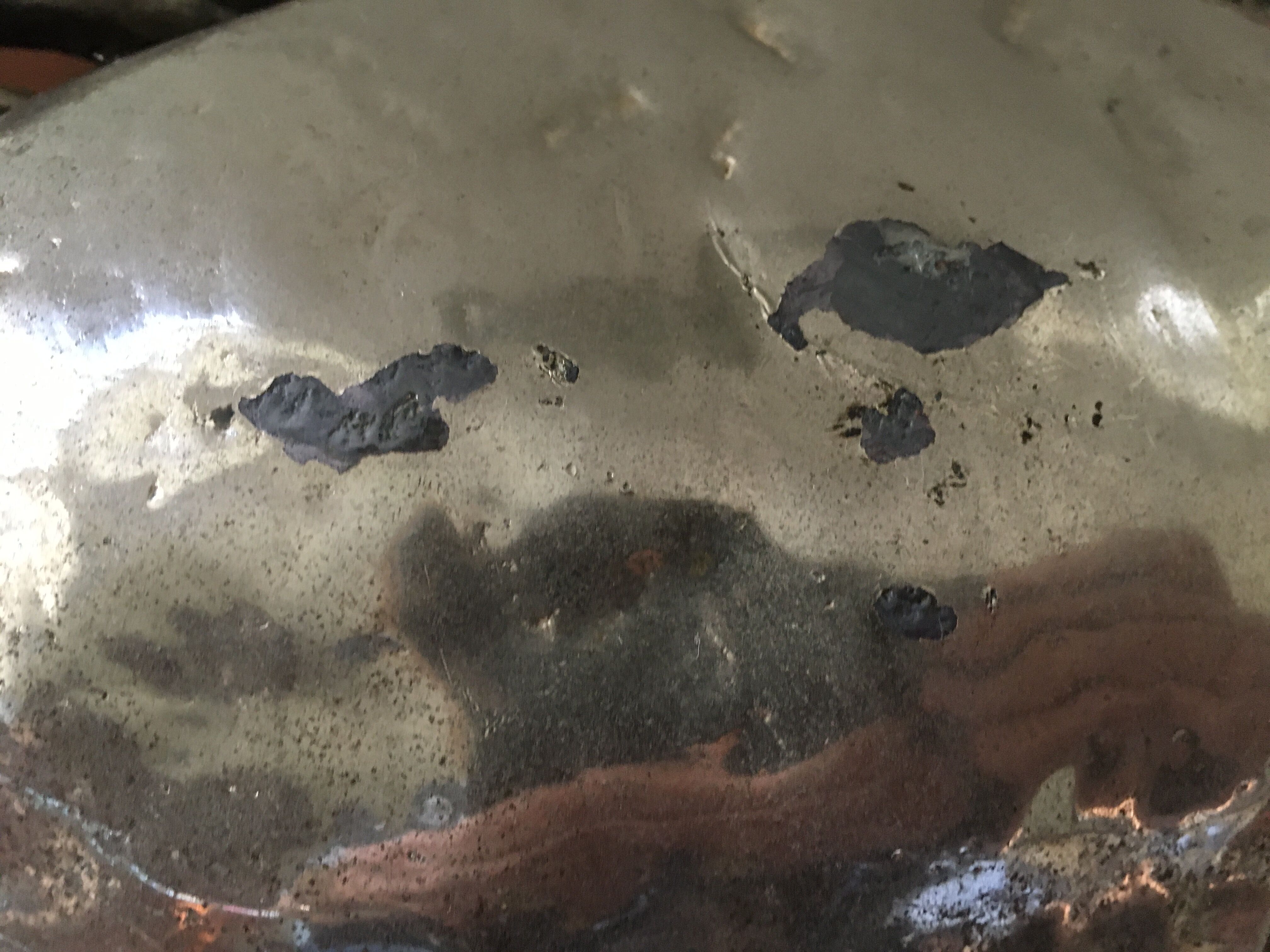 Silver metal box in crab shape