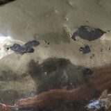 Silver metal box in crab shape