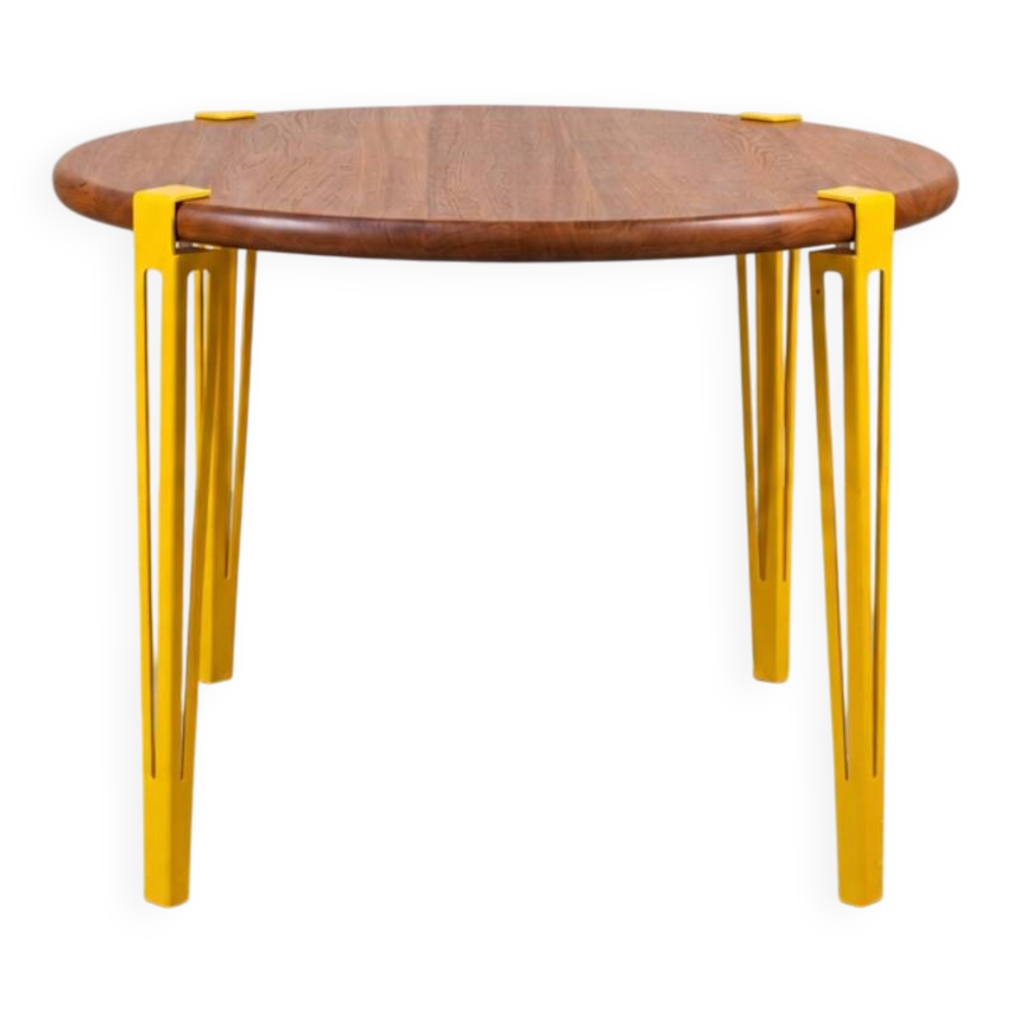 Vintage Teak Round Dining Table, Mid Century Danish