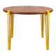 Vintage Teak Round Dining Table, Mid Century Danish