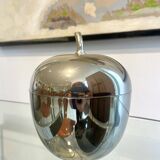 Silver metal ice cube