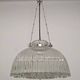 Italian XL dome pendant light in blown glass, 60s-70s