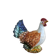 Grande porcelain poule sculpture Italy