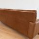 Vintage Scandinavian Peem Oy mid-century 3 person sofa in cognac leather 1960s