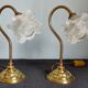 Paire de lampe col de cygne vintage