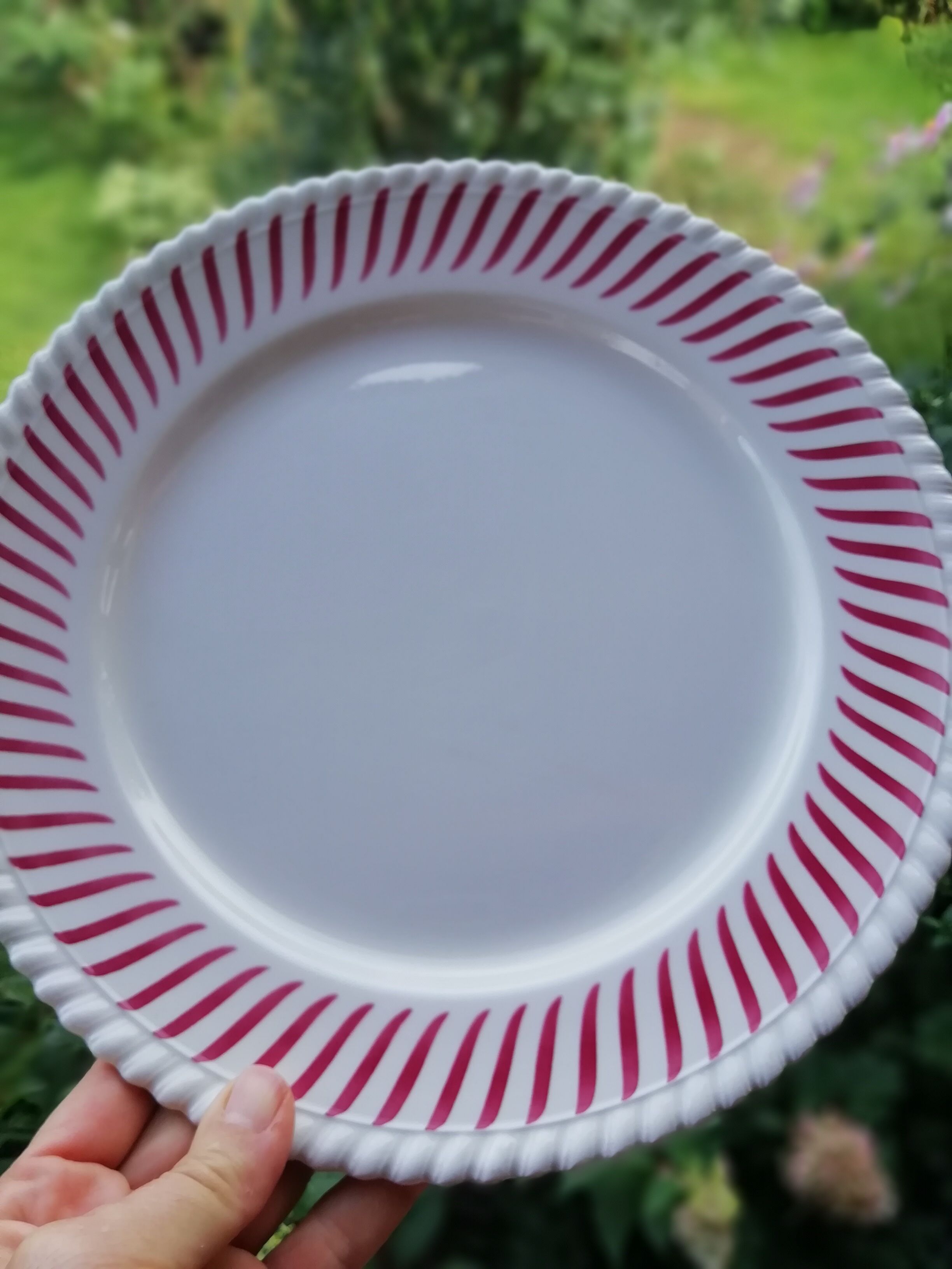 Paire de plats de service