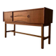 Scandinavian teak sideboard 1960s compact Danish design cabinet