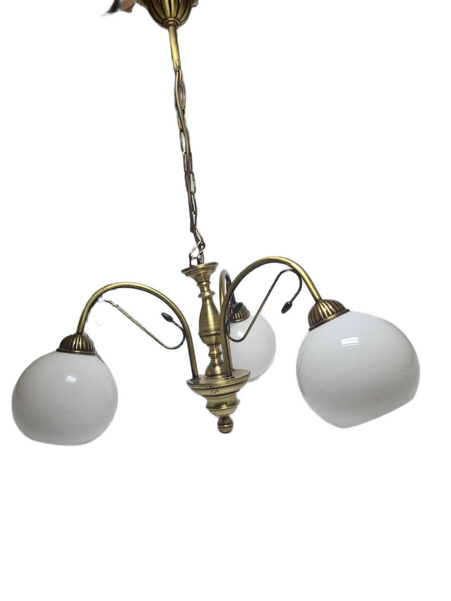 Vintage Art Nouveau chandelier, Poland, 1970s