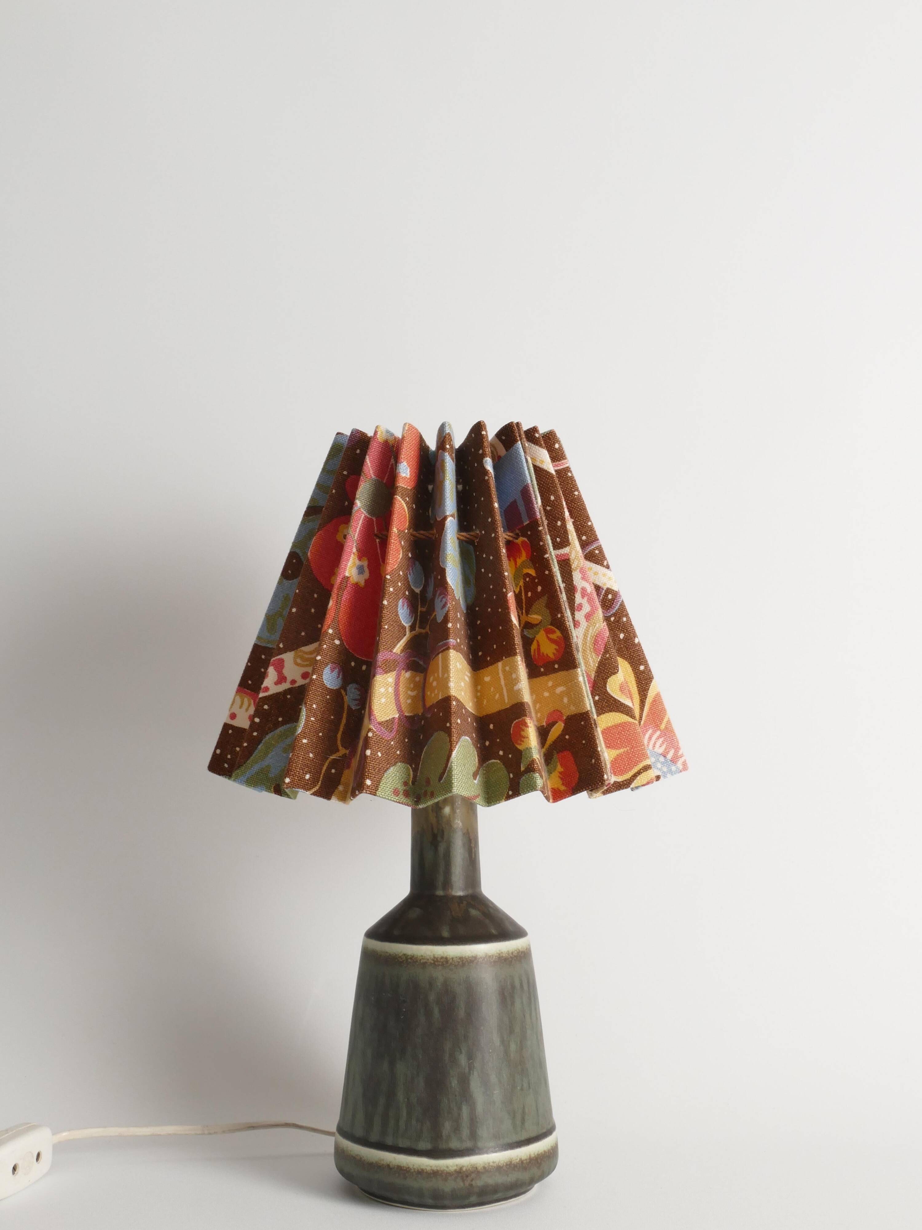 Scandinavian Modern Stoneware Table Lamp, Desiree Stentøj, 1960s