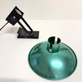 "LITA" Metal Wall Lamp Clamp Lamp with Green Reflector Vintage 70's