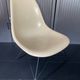 Eames lounge chair white fibre parchment base cat’s cradle Herman Miller