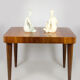 Walnut folding dining table by Jindrich Halabala for UP Zavody, 1940s