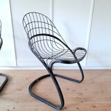 4 Sabrina chairs by Gastone Rinaldi for Thema