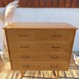 Commode en bois massif