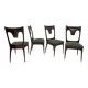 Ico & Luisa Parisi MidCentury Modern Italian Walnut and Bouclè Dining Chair