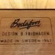 Scandinavian dining table B.fridhagen bodafors Sweden 60s