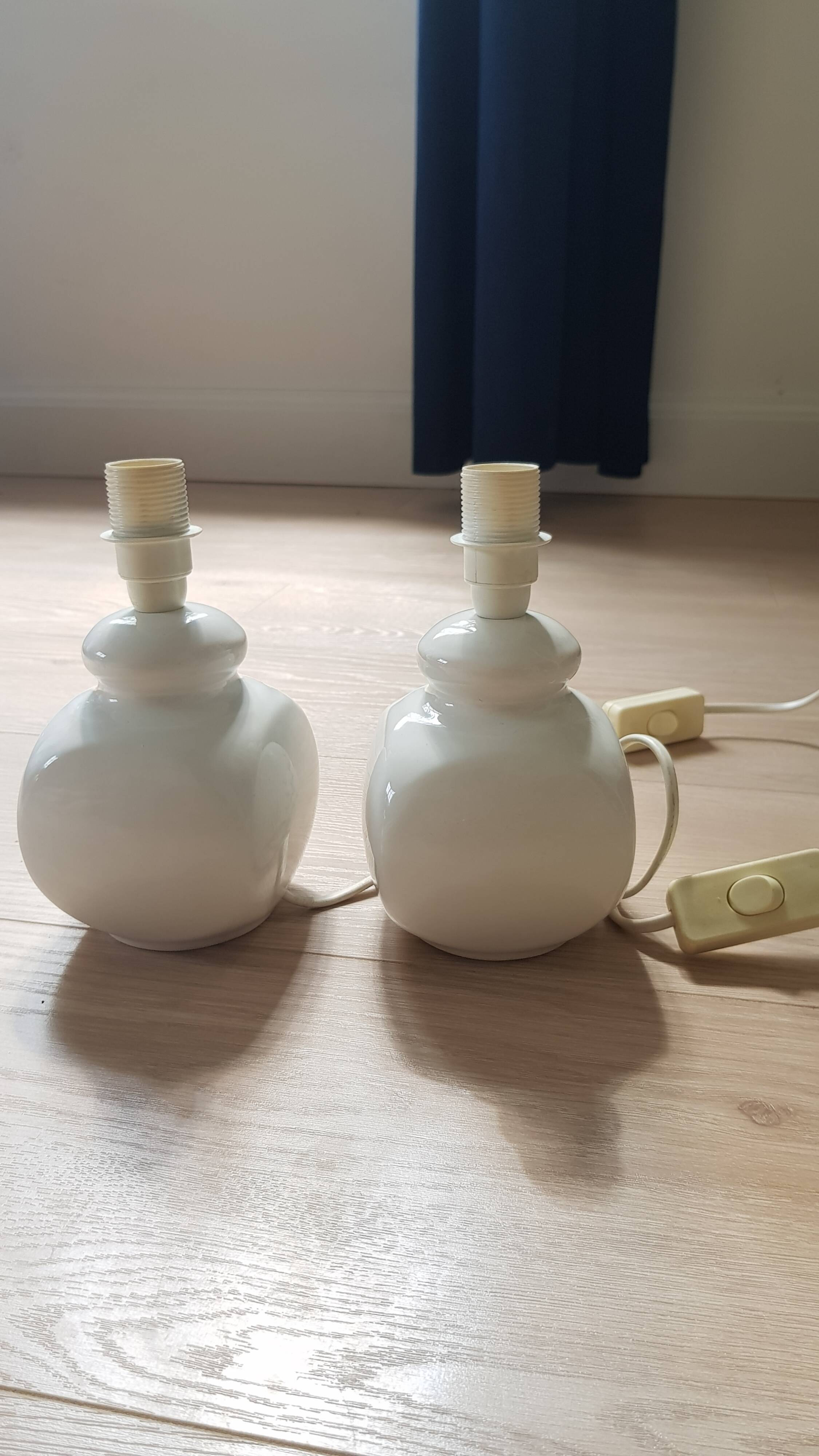 Paire de petite lampes vintage