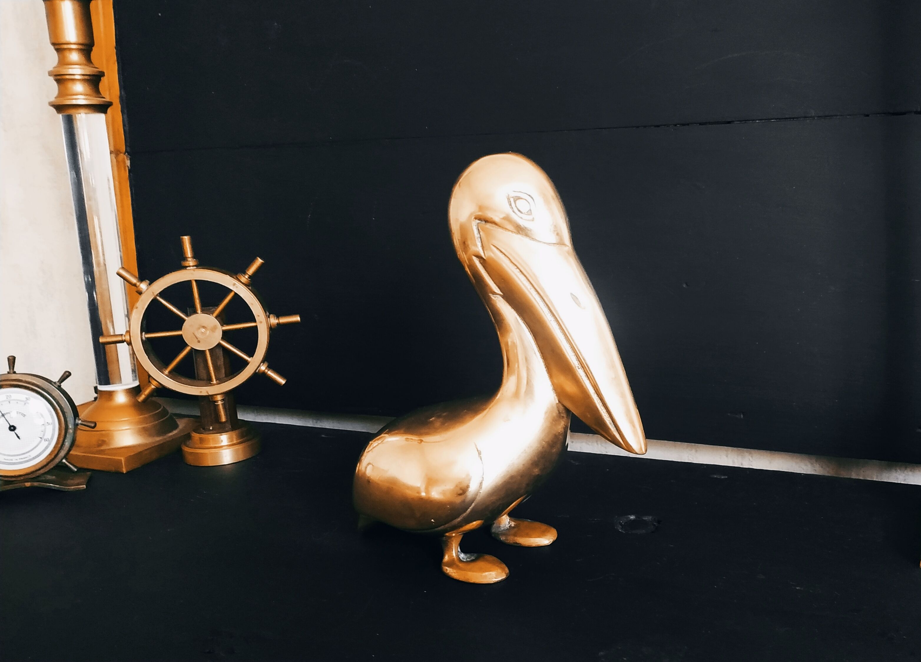 Brass pelican