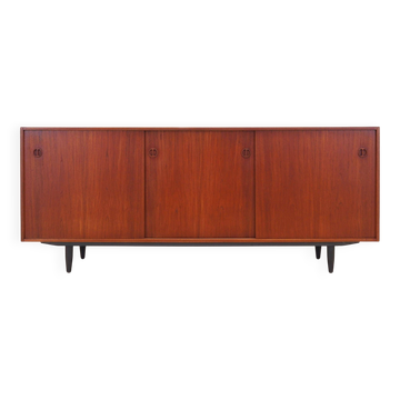 Enfilade en teck, design danois, années 1970, production : Danemark