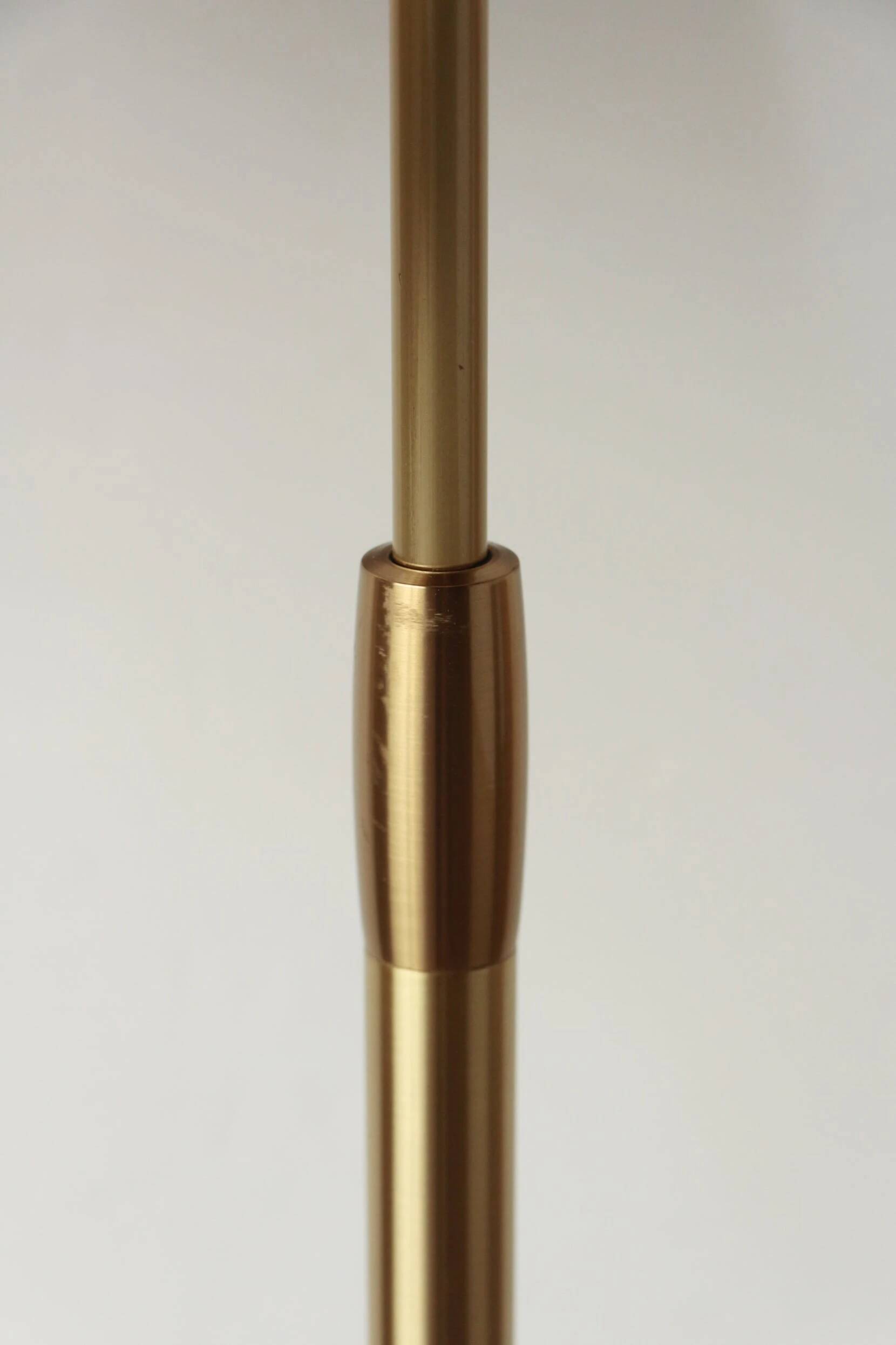 Le Klint 340 floor lamp in brass – design by Philip Bro Ludvigsen