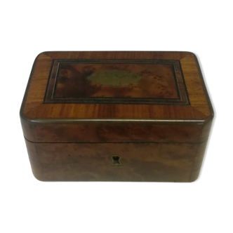 Napoleon III jewelry box in marquetry