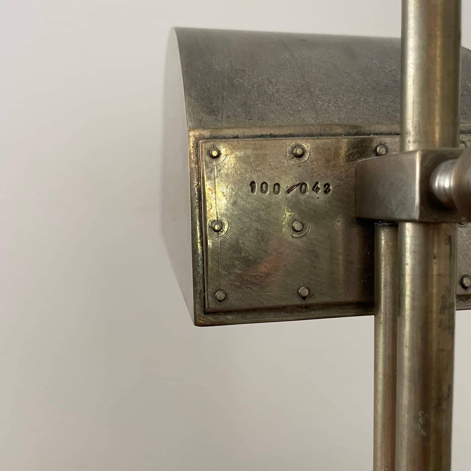 Bauhaus desk lamp, design Marcel Breuer for the Paris Exhibition, 1925