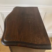 Jam cupboard, entrance furniture, antique carved solid oak occasional furniture