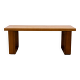 Banc vintage en bois d'orme et de pin