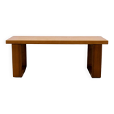 Vintage elm wood and pine bench