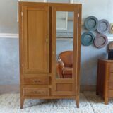 Vintage oak wardrobe