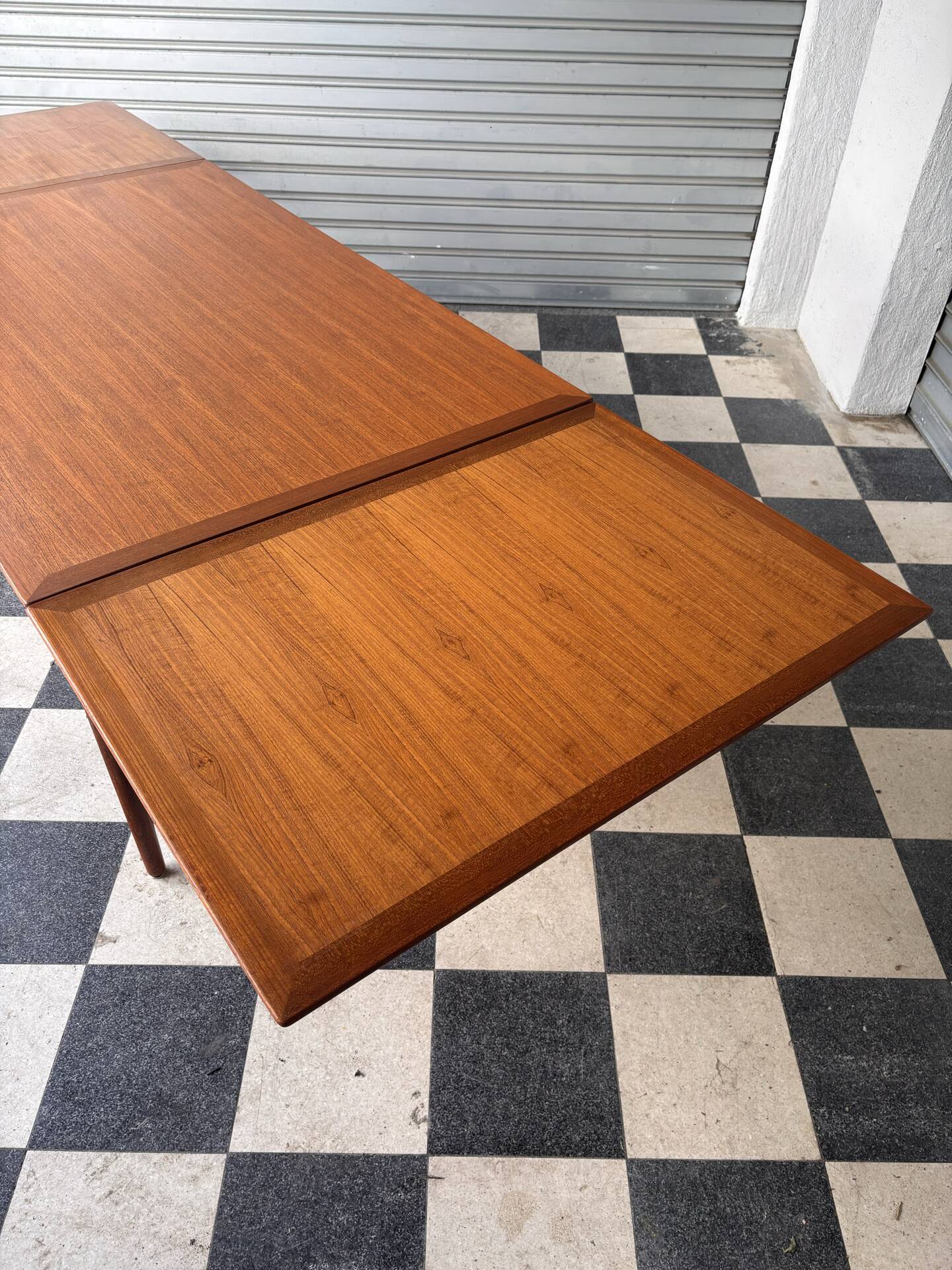 Large Danish teak table