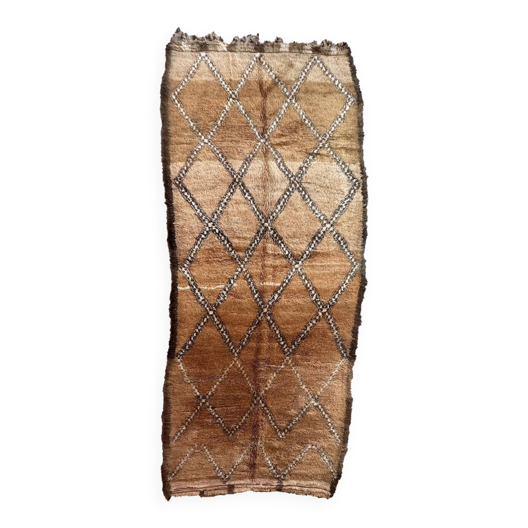 Marmoucha beige Berber rug - 424 x 170 cm
