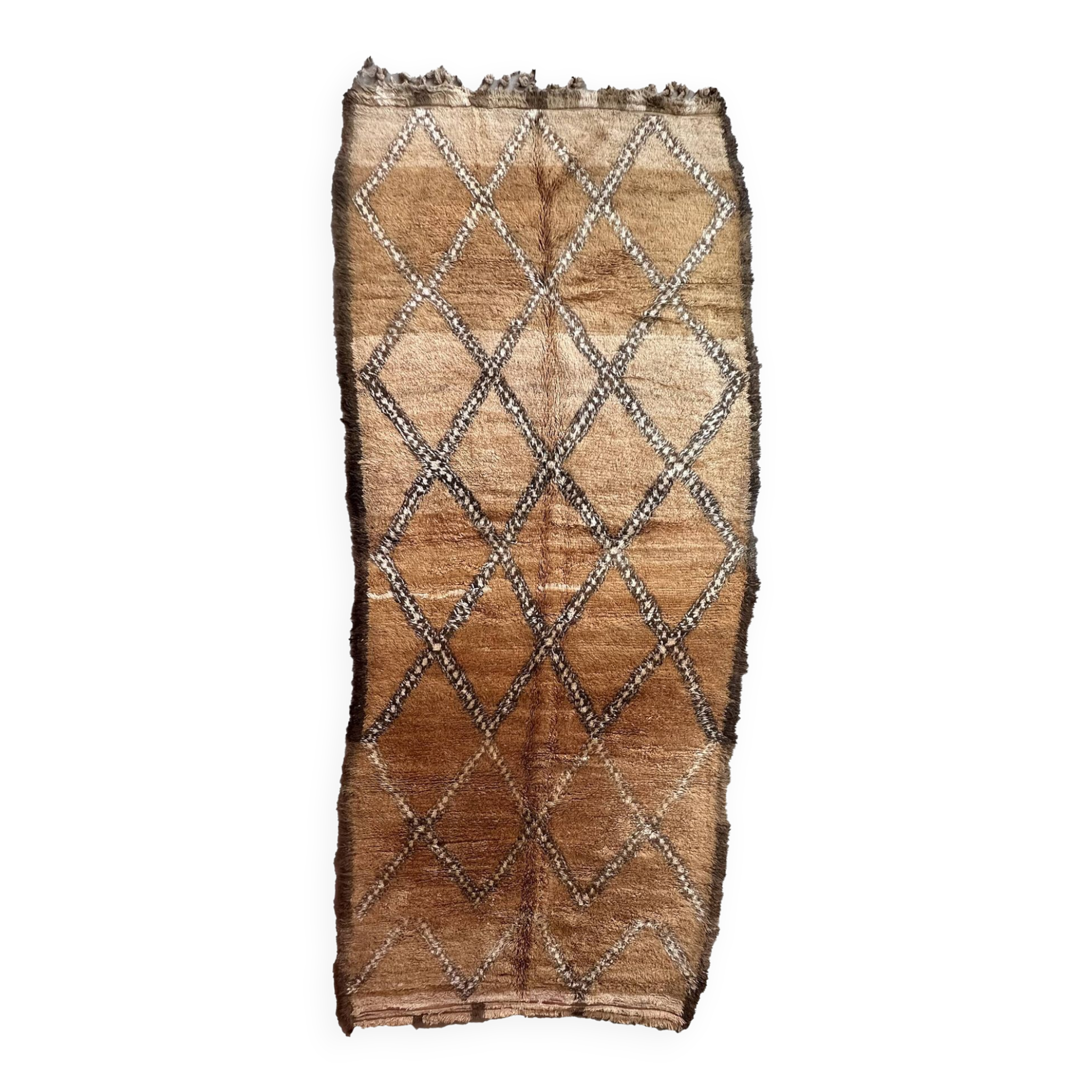 Marmoucha beige Berber rug - 424 x 170 cm