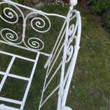 Wrought iron bed