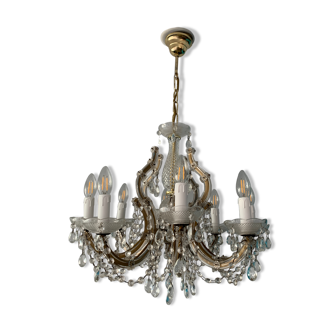 Lustre Marie Thérèse, 8 pampille fires, 1970