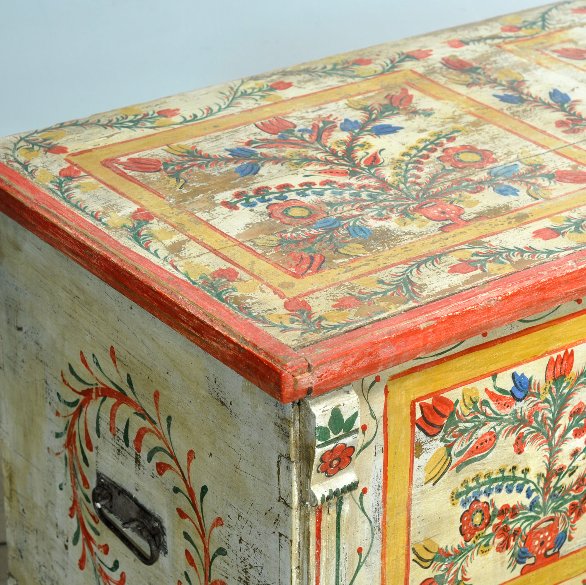 Folk Art Bridal Chest, circa 1950