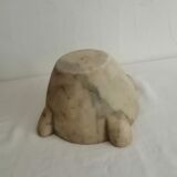 Marble mortar and olive pestle