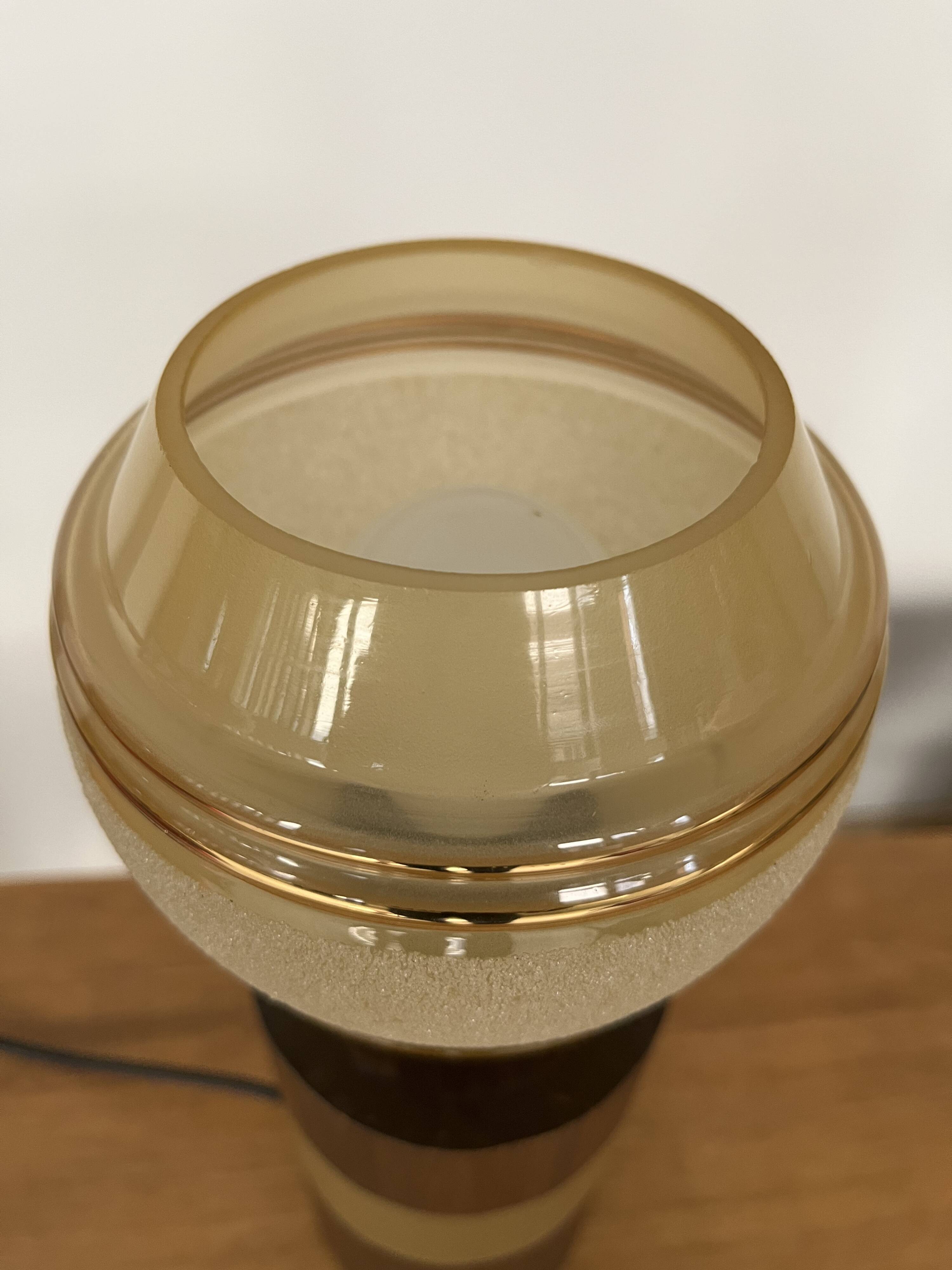 Lampe à poser globe années 50