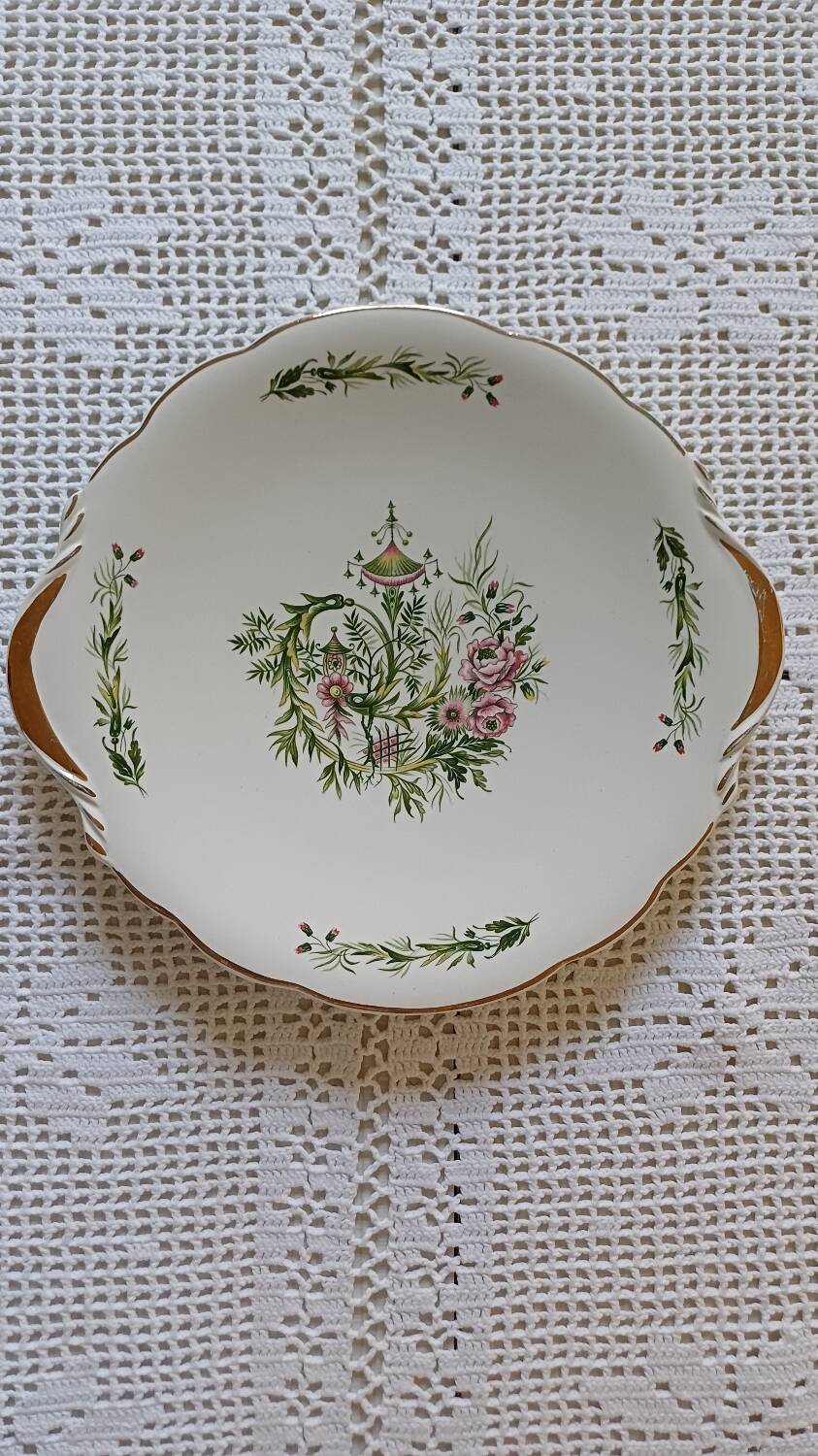 Royan de Digoin and Sarreguemines serving dish