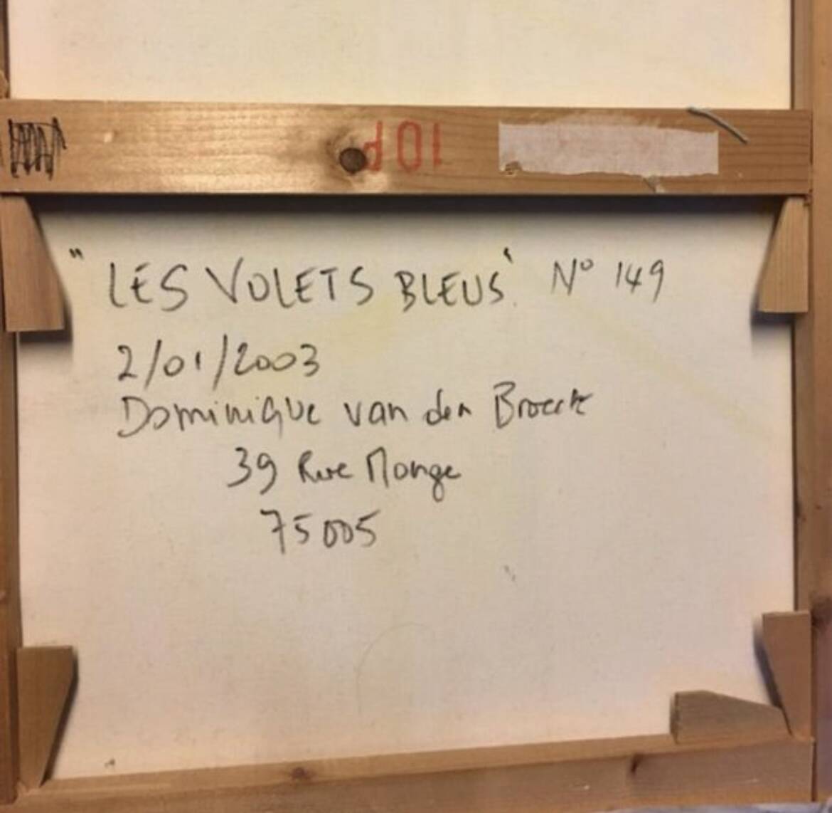 Oil painting on canvas - Dominique Van Den Broeck