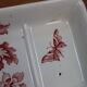 Terre de Fer Saint Amand pocket emptier/comb holder 'Orchids' model