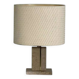 Vintage marble and brass lamp