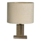 Vintage marble and brass lamp
